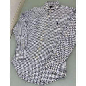 Polo Ralph Lauren Performance Shirt Mens XS Classic Fit Button Up Nylon Stretch